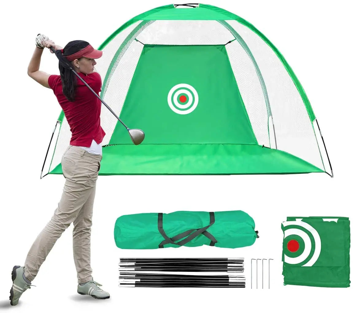 2M Golf Practice Hitting Net with Target and Carry Bag,Golf Chipping Nets for Backyard Driving,for Outdoor Indoor Use