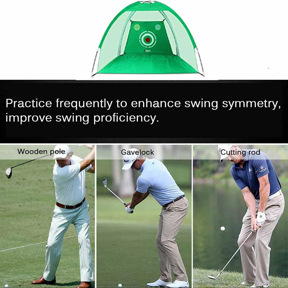2M Golf Practice Hitting Net with Target and Carry Bag,Golf Chipping Nets for Backyard Driving,for Outdoor Indoor Use