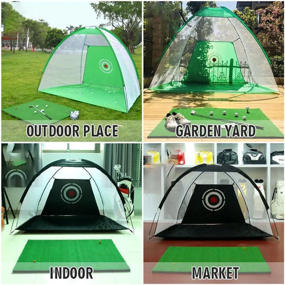 2M Golf Practice Hitting Net with Target and Carry Bag,Golf Chipping Nets for Backyard Driving,for Outdoor Indoor Use