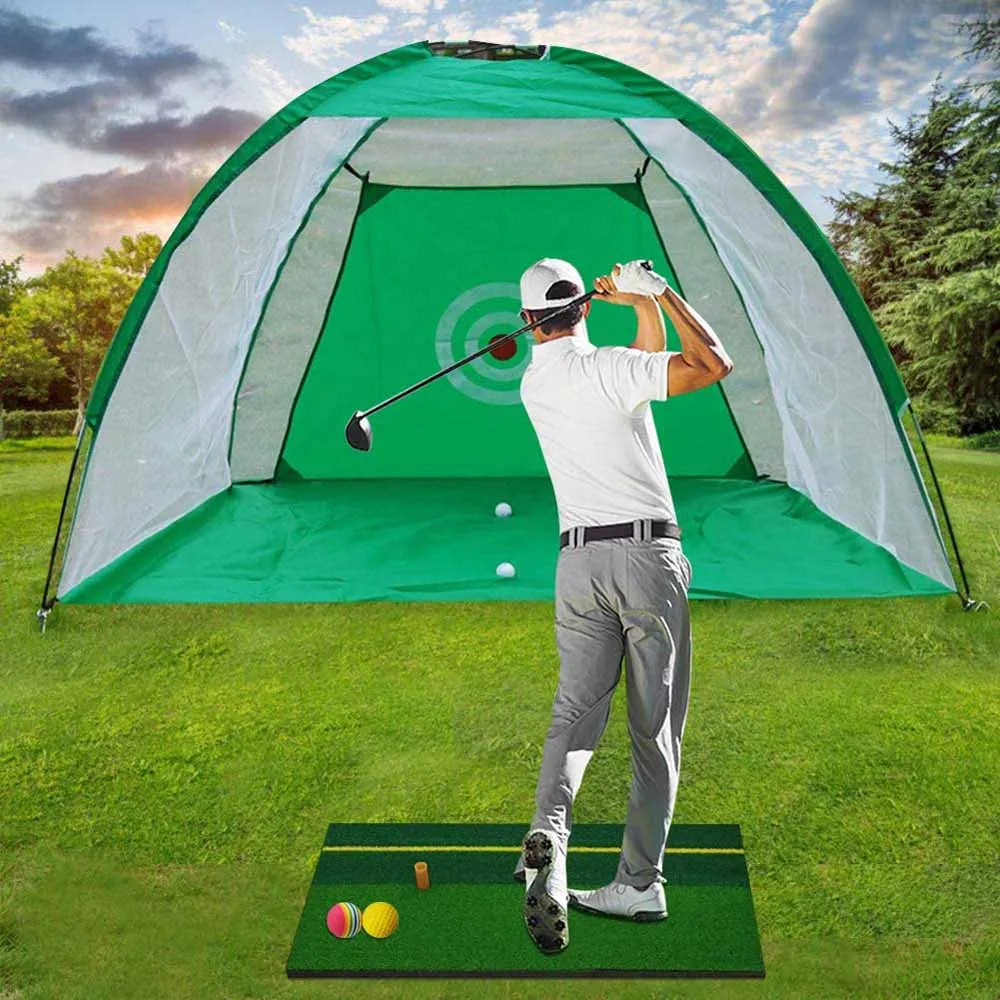 2M Golf Practice Hitting Net with Target and Carry Bag,Golf Chipping Nets for Backyard Driving,for Outdoor Indoor Use