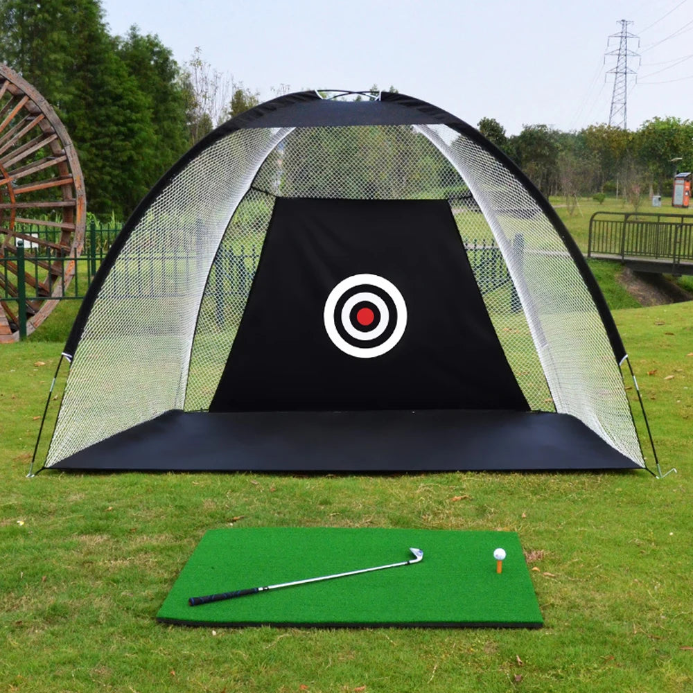 2M Golf Practice Hitting Net with Target and Carry Bag,Golf Chipping Nets for Backyard Driving,for Outdoor Indoor Use