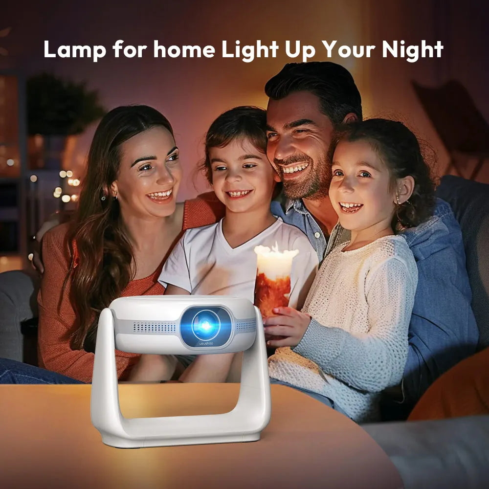 Vevshao A10 Smart Android 11.0 1080P Projector With 5G WiFi