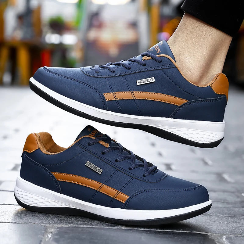 MAEDEF 2024 Men's Flat Shoes Men Sports Shoes Casual Shoes Men's Fashion Outdoor Sneakers Male Lace-Up Mens Running Walking Shoe