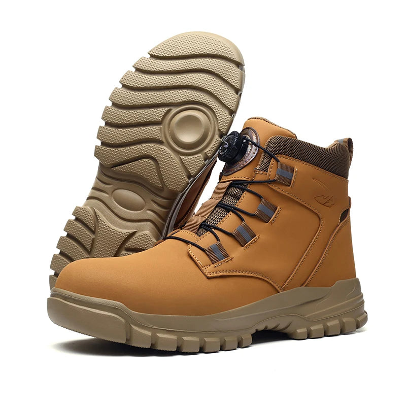 2024 Work Sneakers Men Indestructible Shoes Work Safety Shoes With Steel Toe Cap Puncture-Proof Male Security Protective Shoes