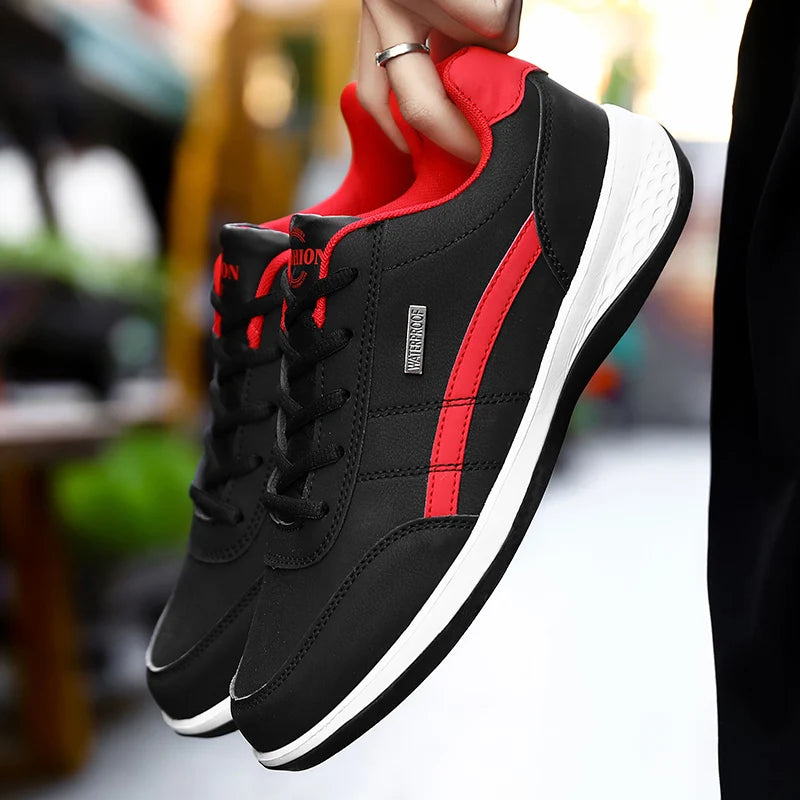 MAEDEF 2024 Men's Flat Shoes Men Sports Shoes Casual Shoes Men's Fashion Outdoor Sneakers Male Lace-Up Mens Running Walking Shoe