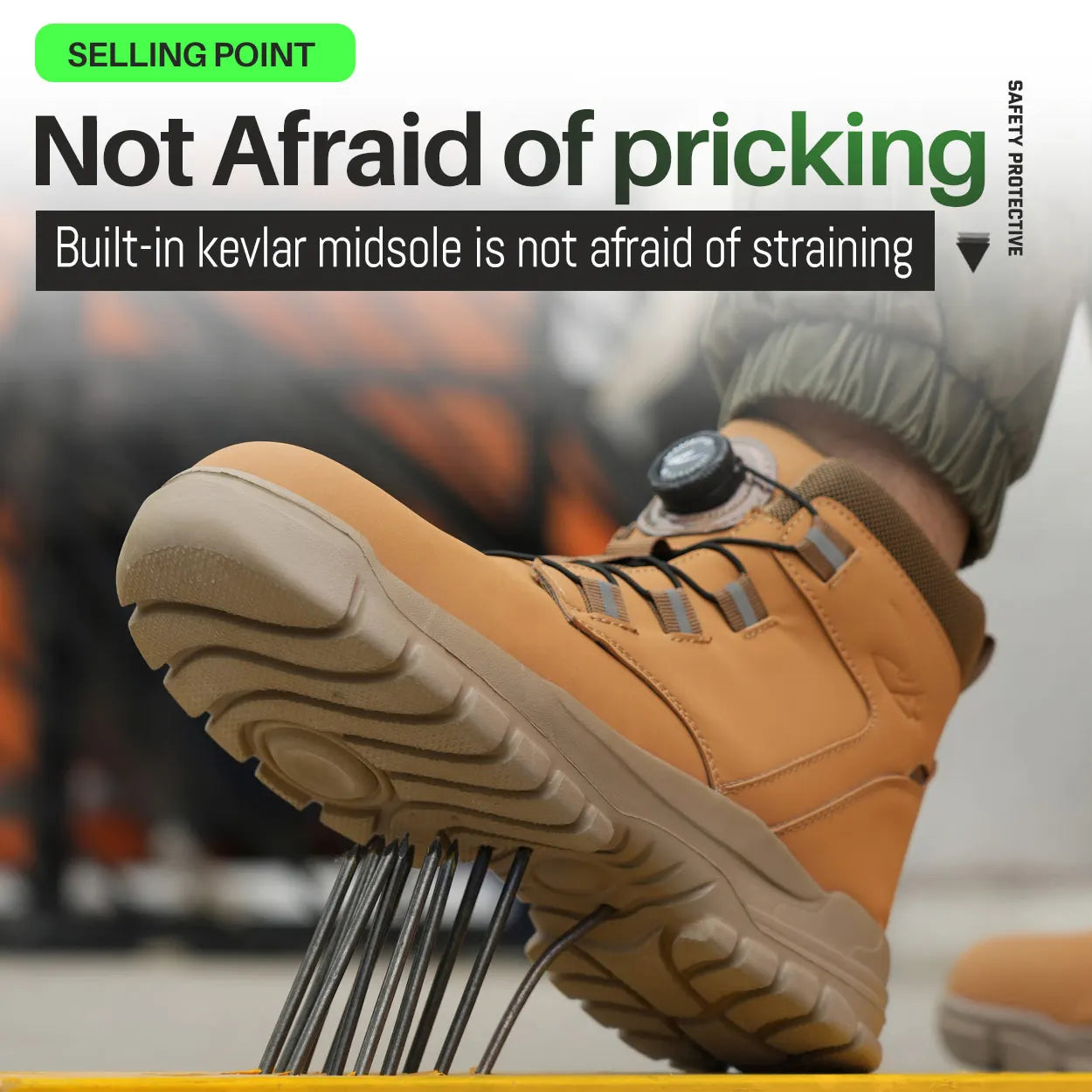 2024 Work Sneakers Men Indestructible Shoes Work Safety Shoes With Steel Toe Cap Puncture-Proof Male Security Protective Shoes
