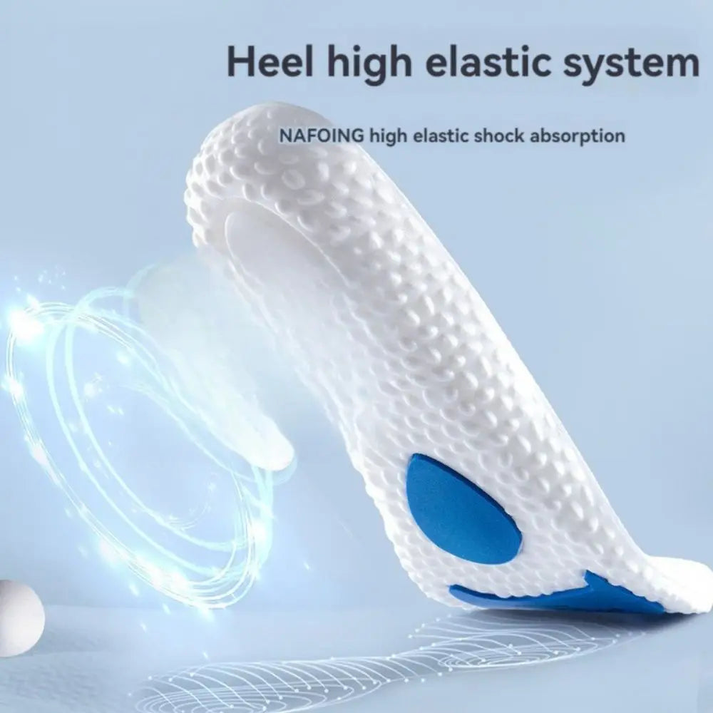 1Pair Upgrade Sports Shock Absorption Insole PU Memory Foam Breathable Arch Support Orthopedic Shoes Pad for Men Women Feet Care