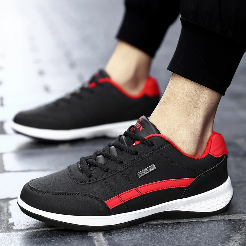 MAEDEF 2024 Men's Flat Shoes Men Sports Shoes Casual Shoes Men's Fashion Outdoor Sneakers Male Lace-Up Mens Running Walking Shoe