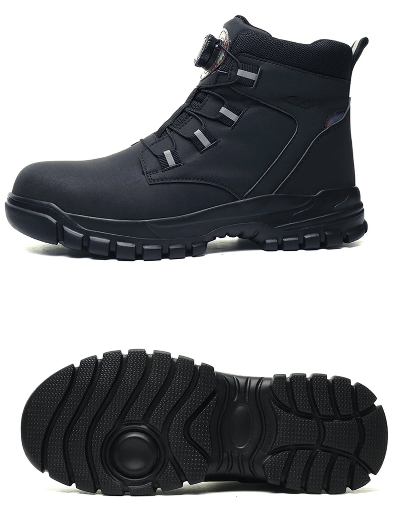 2024 Work Sneakers Men Indestructible Shoes Work Safety Shoes With Steel Toe Cap Puncture-Proof Male Security Protective Shoes