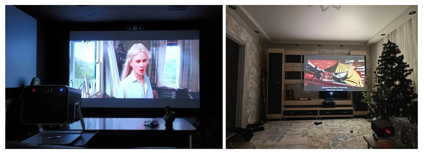 Vevshao A10 Smart Android 11.0 1080P Projector With 5G WiFi