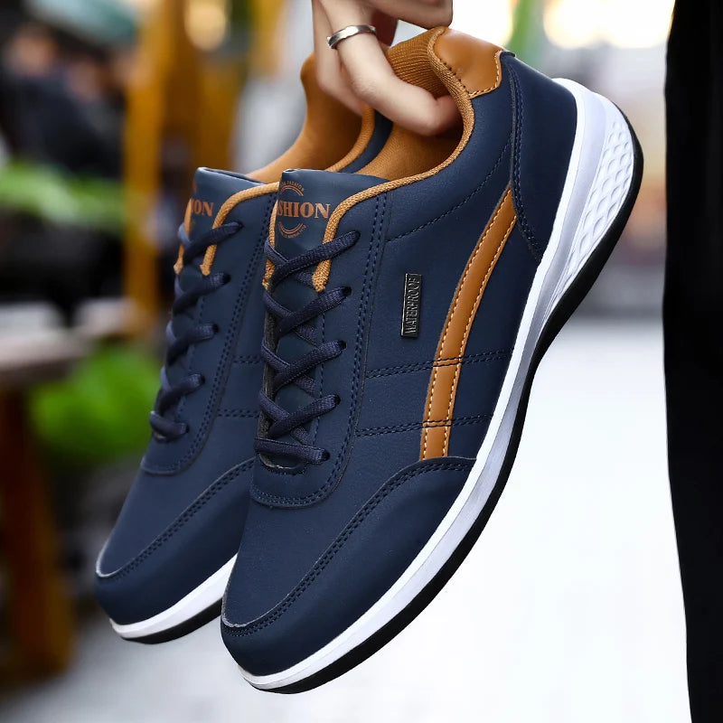 MAEDEF 2024 Men's Flat Shoes Men Sports Shoes Casual Shoes Men's Fashion Outdoor Sneakers Male Lace-Up Mens Running Walking Shoe