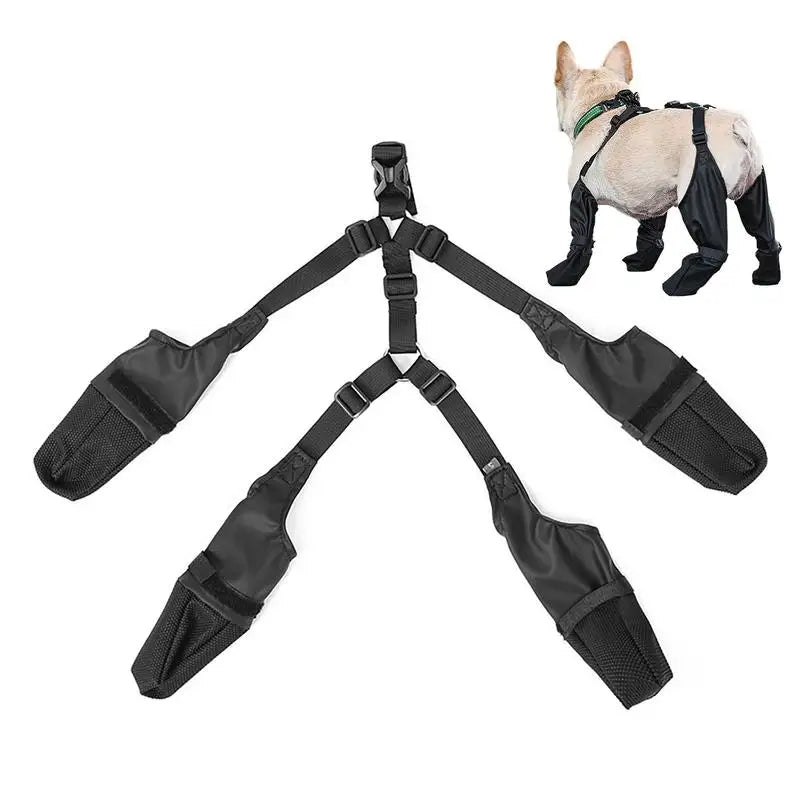 Anti-Dirty Dog Boots Dogs Puppy Outgoing Waterproof Snow Boot Shoes Pet Pants For Outdoor Walking In Winter Rain And Snow