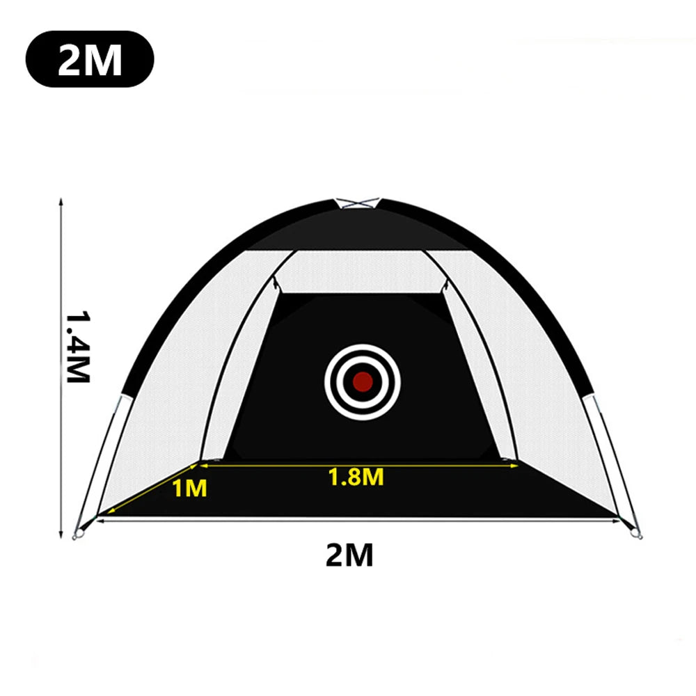 2M Golf Practice Hitting Net with Target and Carry Bag,Golf Chipping Nets for Backyard Driving,for Outdoor Indoor Use