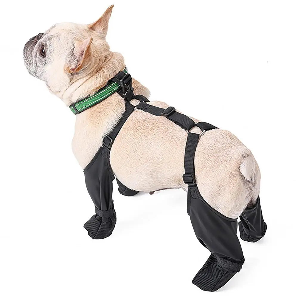 Anti-Dirty Dog Boots Dogs Puppy Outgoing Waterproof Snow Boot Shoes Pet Pants For Outdoor Walking In Winter Rain And Snow