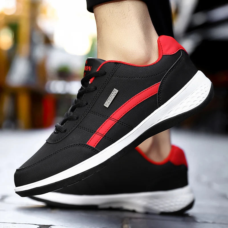 MAEDEF 2024 Men's Flat Shoes Men Sports Shoes Casual Shoes Men's Fashion Outdoor Sneakers Male Lace-Up Mens Running Walking Shoe