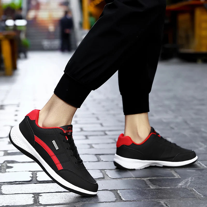 MAEDEF 2024 Men's Flat Shoes Men Sports Shoes Casual Shoes Men's Fashion Outdoor Sneakers Male Lace-Up Mens Running Walking Shoe