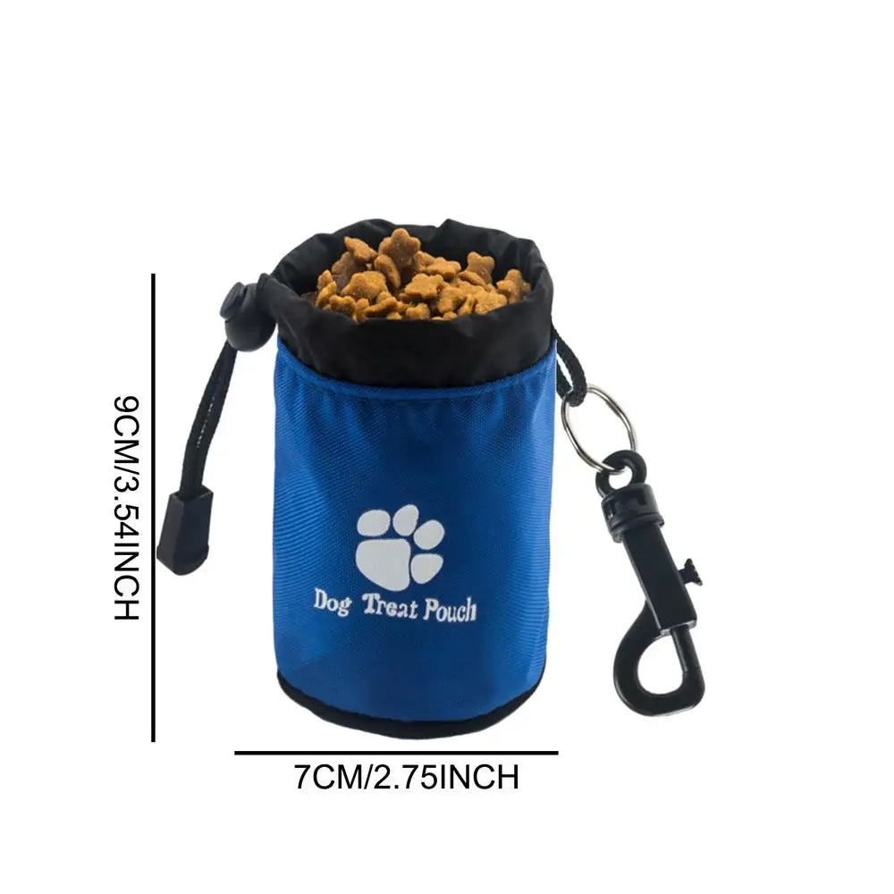 Dog Treat Training Pouch Portable Training Dog Snack Bag Waist Bag Pet Feed Pocket Walking Snack Pouch Puppy Treat Bag