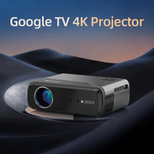 4K HDR Smart LED Projector Android TV 11 1080P Full HD